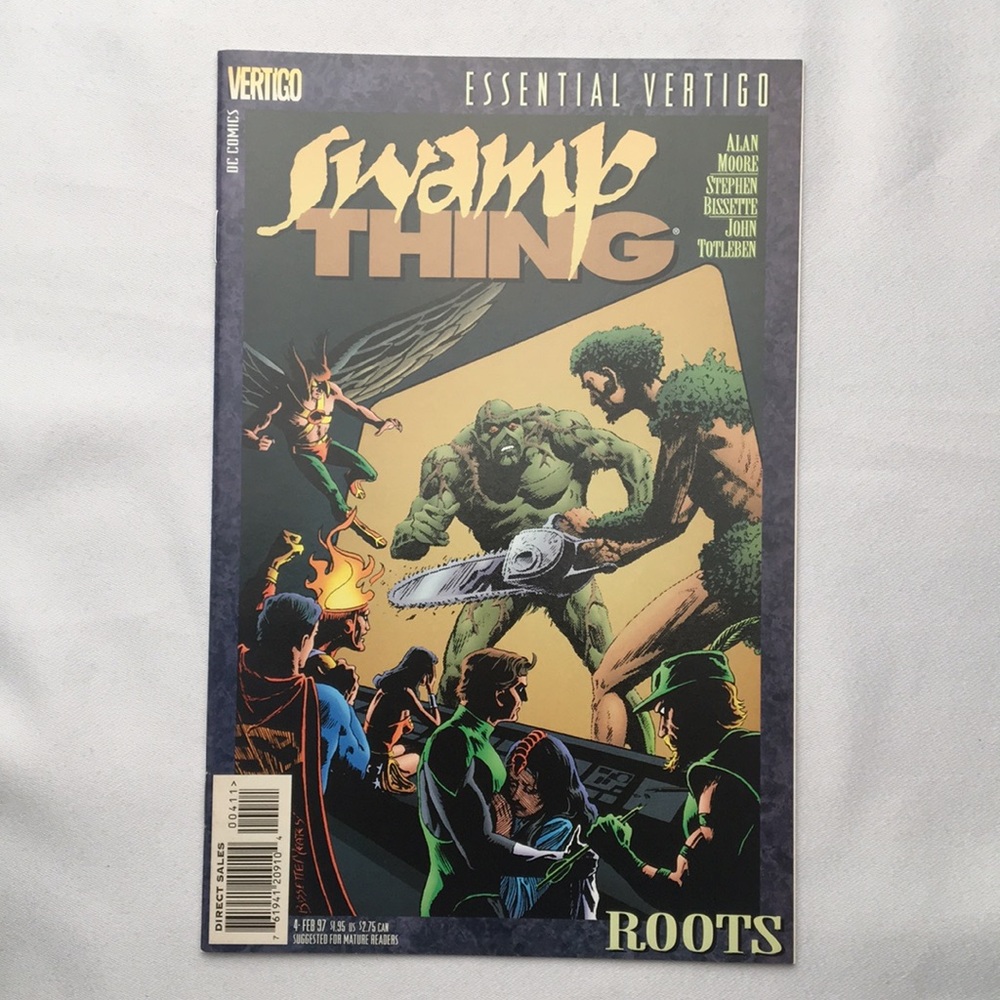 Swamp Thing Comic Book No. 4, Feb ‘97 DC Comics Vertigo